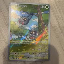 Pokemon Tangela Illustration Rare Full Art Holo 178/165 Sv151 2023 English - Image 1