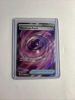Pokemon TCG Wondrous Patch Trainer Ultra Rare Full Art Holo 172/088 2018 English - Image 1