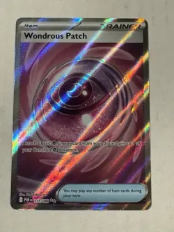 Pokemon TCG Wondrous Patch Trainer Ultra Rare Full Art Holo 172/088 2018 English - Image 1