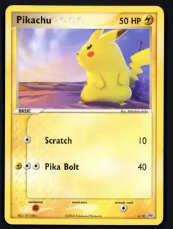 Pikachu MP 6/10 - EX Trainer Kit Latias & Latios - Pokemon 2004 - Image 1