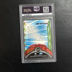 2000 Topps Pokemon #HV1 Ash Ketchum Series 2 - Veronica Taylor PSA NM 7 AUTO 10 - Image 2