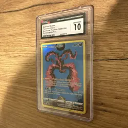 Pokemon Galarian Moltres SWSH284 CGC Gem Mint 10 Black Star Promo Crown Zenith - Image 2
