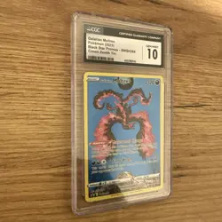 Pokemon Galarian Moltres SWSH284 CGC Gem Mint 10 Black Star Promo Crown Zenith - Image 3