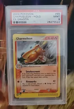 Chameleon Holo 99/97 PSA 9 - 2003 Pokemon EX Dragon - Image 2