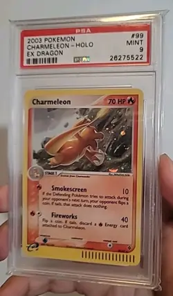 Chameleon Holo 99/97 PSA 9 - 2003 Pokemon EX Dragon - Image 4