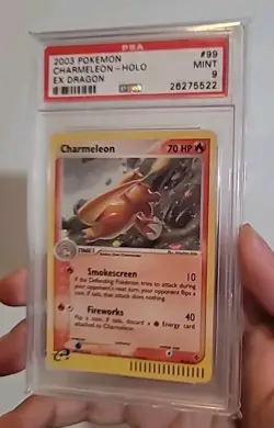 Chameleon Holo 99/97 PSA 9 - 2003 Pokemon EX Dragon - Image 5
