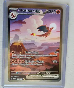 Charizard ex 199/165 SV 151 Full Art Holo SIR English 2023 Pokemon TCG - Image 1