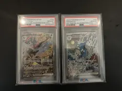 PSA 10 Kingdra EX #131 Greninja EX #132 Pokemon Shrouded Fable Promo - Image 1
