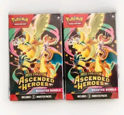 Pokemon TCG Ascended Heroes Booster Bundle Sealed Lot x2 - Image 1
