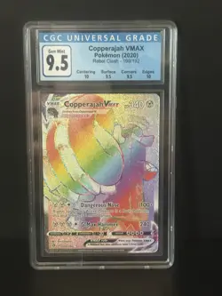 CGC 9.5 Blue Label -Copperajah VMAX- 199/192 - Rebel Clash Pokemon - Image 1