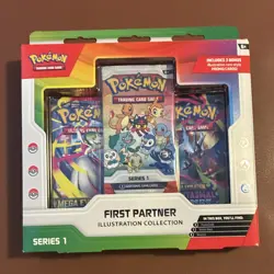 Pokemon TCG First Partner Illustration Collection Series 1 Box Sealed - Image 1