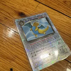 2002 POKEMON LEGENDARY COLLECTION #5 DARK DRAGONITE-REVERSE FOILl - Image 3