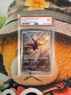 POKEMON 2024 Surging Sparks Illustration Rare LATIOS #203 PSA 9 Mint RARE 2 - Image 1