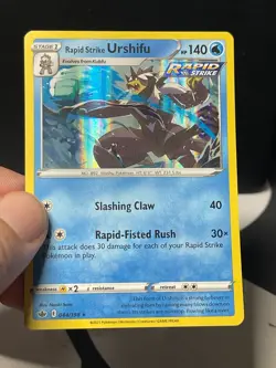 Urshifu Pokemon TCG Rapid Strike Chilling Reign Holo 044/198 - Image 2