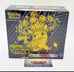 Pokemon TCG Surging Sparks ETB Elite Trainer Box Brand NEW Factory Sealed - Image 1