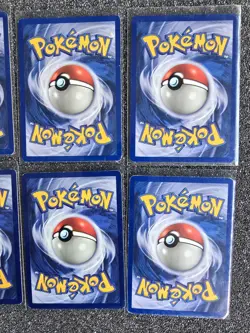 Pokemon TCG Base Set Wizards of the Coast Abra, Pikachu, Charmander Lot 8 Cards - Image 4