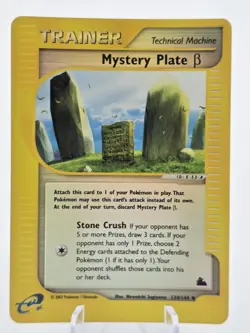Pokemon Mystery Plate B Skyridge Reverse Holo #134 - Image 1