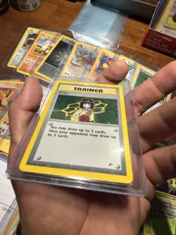 Pokemon TCG Erika Trainer Gym Heroes Holo Rare Card 16/132 2000 Unlimited - Image 2