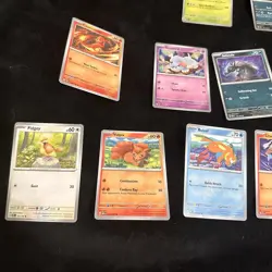 12x Obsidian Flames Lot Pokemon Cards Deck Building 2023 + 3 Random Holo Cards - Image 2