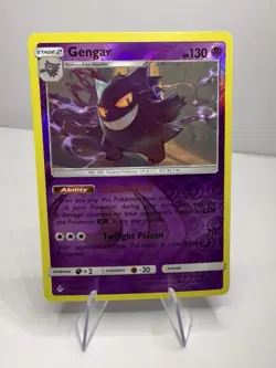 Pokemon Gengar TCG Reverse Holo Rare Card 70/214 Sm-Unbroken Bonds - Image 1