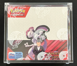 Pokemon TCG Destined Rivals Booster Box (36 Packs) Factory Sealed + Acrylic Case - Image 1