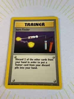 Item Finder Base Set 74/102 Pokemon Card WOTC -LP ✨ - Image 3