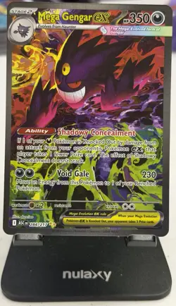 Pokemon TCG Mega Gengar ex 284/217 SIR Ascended Heroes NM+ - Image 1