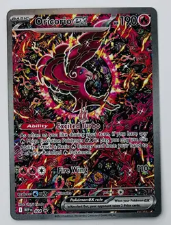 2025 Pokemon ME Phantasmal Flames Oricorio EX Black Star Promo Full Art #024 - Image 1