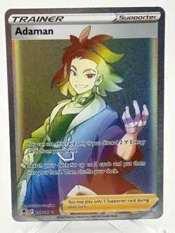 Pokemon Adaman 199/189 Rainbow Secret Rare Astral Radiance NM - Image 1