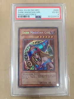 Yugioh - Dark Magician Girl - Secret - Magician Force - VG/EX - PSA 4 - Image 1
