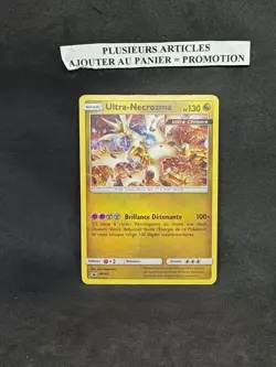 Carte Pokemon Ultra-Necrozma Promo SM165 Soleil & Lune Francais Holo - Image 1