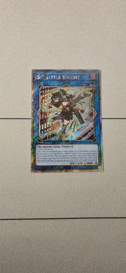 Yugioh! S:P Little Knight - RA03-EN049 - Platinum Secret Rare - 1st Edition Near - Image 2