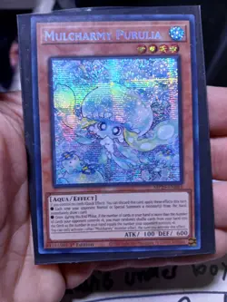 YuGiOh! - Mulcharmy Purulia MP25-EN085 Prismatic Secret Rare 1st Edition NM - Image 1