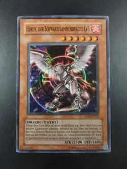 YUGIOH 2004 | HORUS THE BLACK FLAME DRAGON LV6 | SOD-DE007 | GERMAN | NEAR MINT - Image 1