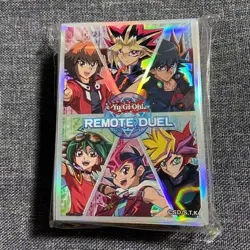 Yugioh REMOTE DUEL Past Protag 70 Sleeves Card Protector Yu-Gi-Oh! - Image 1