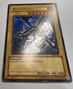 Yugioh Red-Eyes B. Dragon SDJ-001 Ultra Rare MP - Image 2