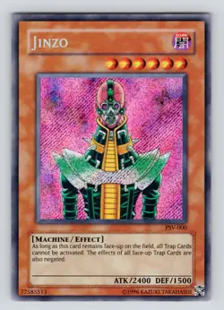 Yu-Gi-Oh! Jinzo PSV-000 Secret Rare Unlimited LP - Image 3