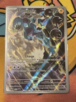 Thundurus SVP 209 Scarlet & Violet Black Star Promo Pokemon Card Mint - Image 1