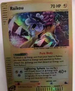 "Custom-made" High Quality, Raikou #H26 Skyridge"*Display-card*" - Image 2