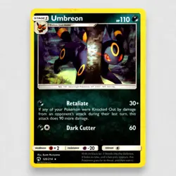 Umbreon 120/214 SM Lost Thunder Normal Rare Pokemon TCG NM - Image 1