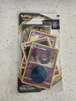 Pokemon Sword & Shield Rebel Clash Blister Pack Gengar Sealed - Image 1
