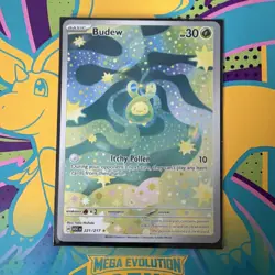 Budew 221/217 Evolutions Illustration Rare Full Art Holo Pokemon TCG English - Image 1