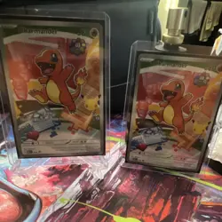 Pokemon TCG Charmander Holo First Partners Collection Card Lot - 2 Cards - Image 1
