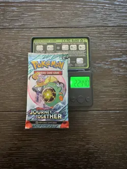 (HEAVY)🔥 22.44g Pokemon TCG Cards Journey Together Booster Pack Factory Sealed✅ - Image 1