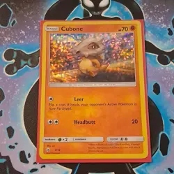 The Pokemon Company Cubone Promo Holo McDonald's 2018 English 007/012 70 HP - Image 1