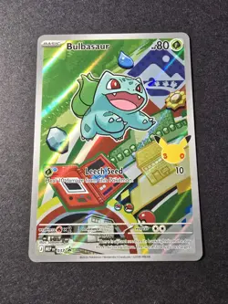 Bulbasaur - 037 Black Star Promo - First Partner Illustration Collection Pokemon - Image 1