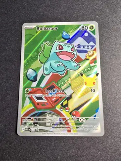 Bulbasaur - 037 Black Star Promo - First Partner Illustration Collection Pokemon - Image 2