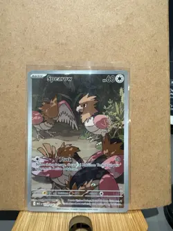 Pokemon TCG Spearow 151/132 Mega Evolution Illustration Rare Near Mint Condition - Image 1