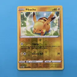Pikachu 065/202 Sword & Shield (Reverse Holo) Pokemon Card. NM - Image 1
