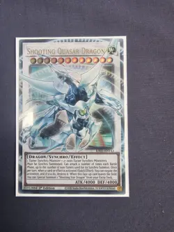YuGiOh | RA05-EN143 | Shooting Quasar Dragon | Extended Art | Ultra Rare 1st Ed - Image 1